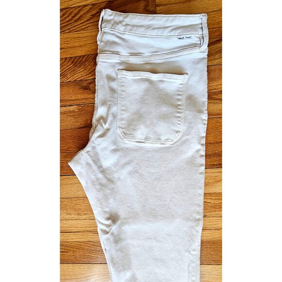 DEAR JOHN Jeanne Mid Rise Flare Women's Pants Jeans, Sz 32, Vanilla - Picture 4 of 13